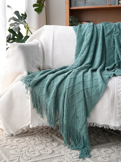 Coperta lana jacquard