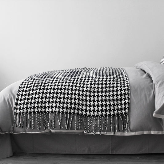 Coperta Decorativa Pied di Gallo
