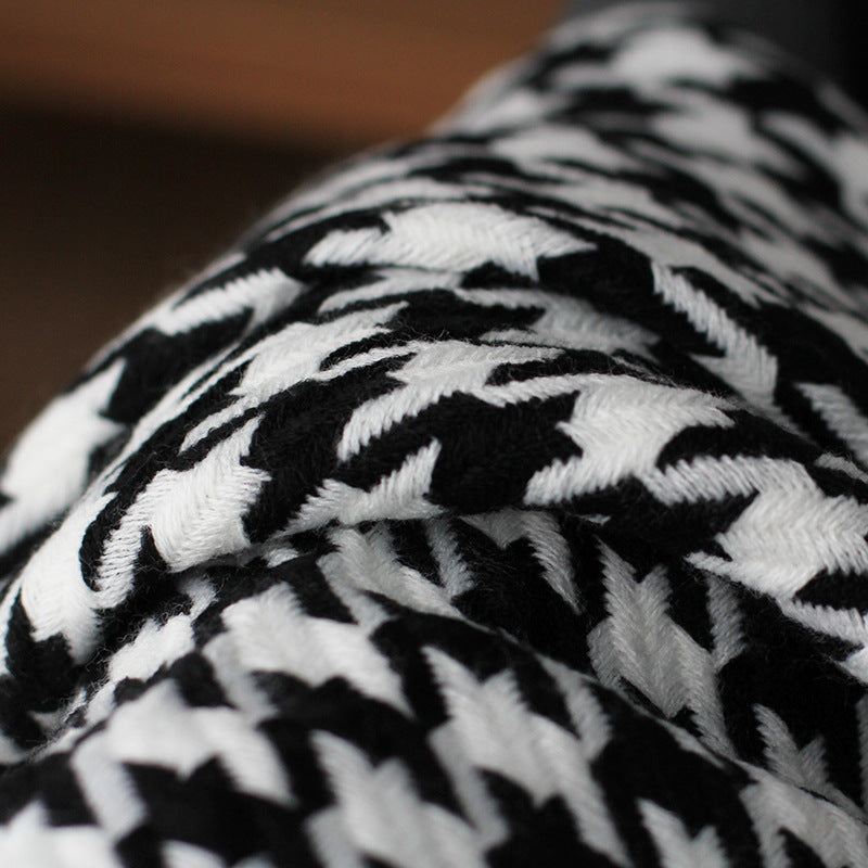 Coperta Decorativa Pied di Gallo