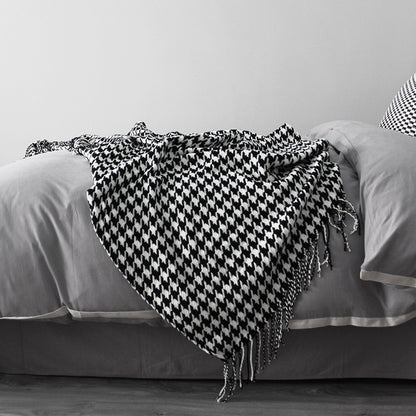 Coperta Decorativa Pied di Gallo