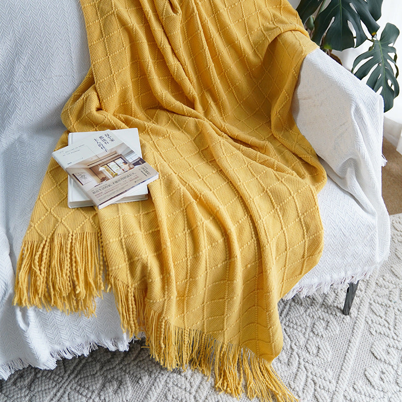 Coperta lana jacquard