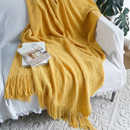 Coperta lana jacquard
