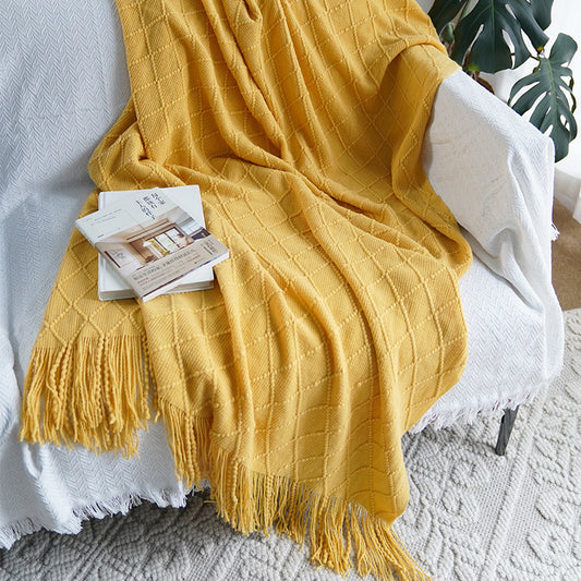 Coperta lana jacquard