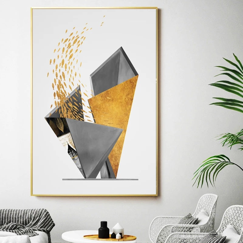Quadro nordico geometrico