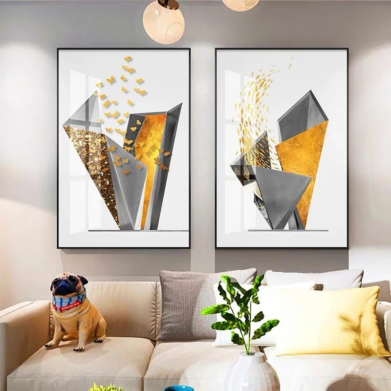 Quadro nordico geometrico