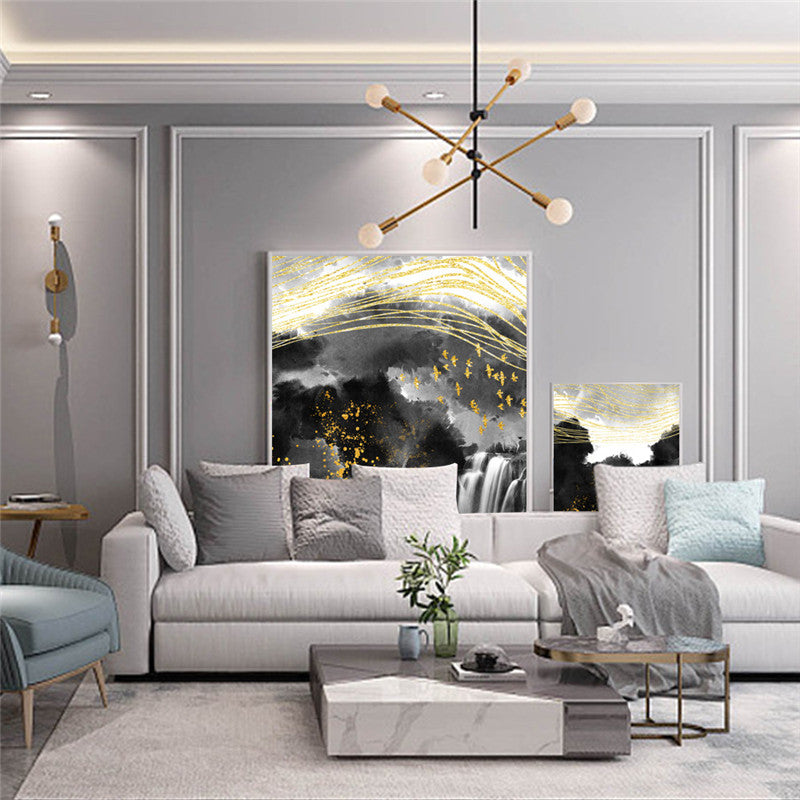 Dipinto Paesaggio Stile Nordico