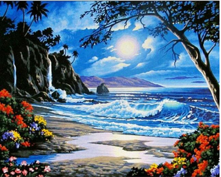 Kit pittura numerata spiaggia