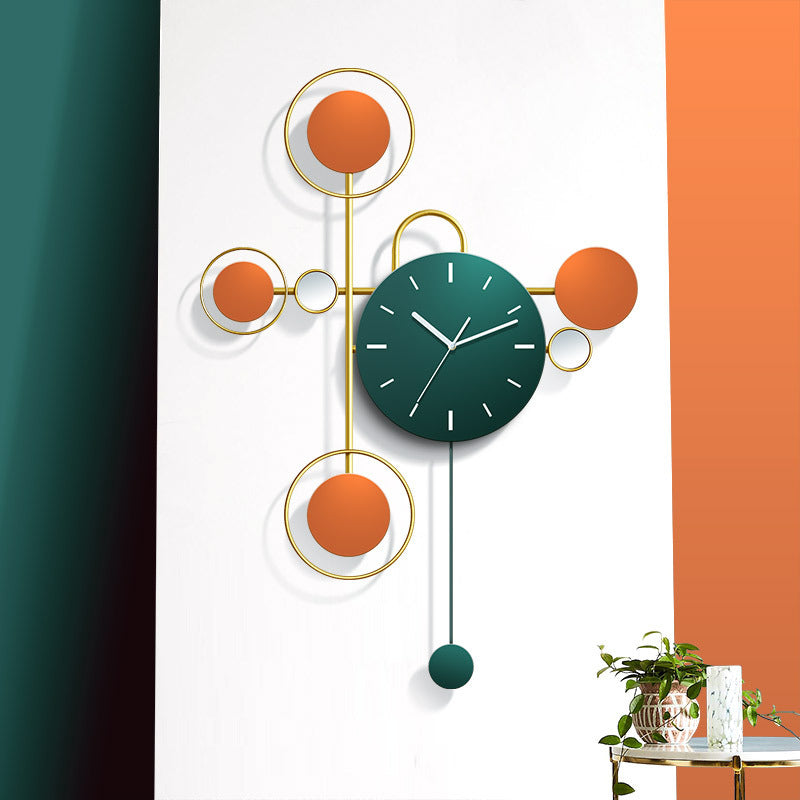 Orologio da parete Sfere turchesi blu