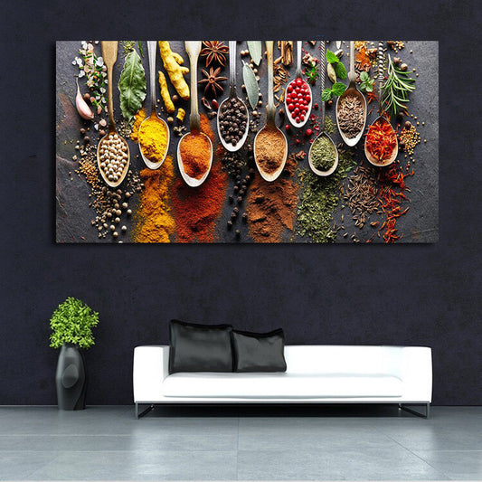 Quadro su tela Spezie e erbe aromatiche