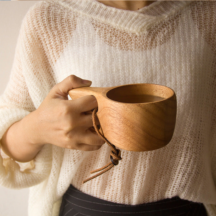 Tazza legno da viaggio