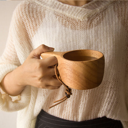 Tazza legno da viaggio