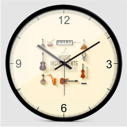 Orologio da parete Strumenti musicali