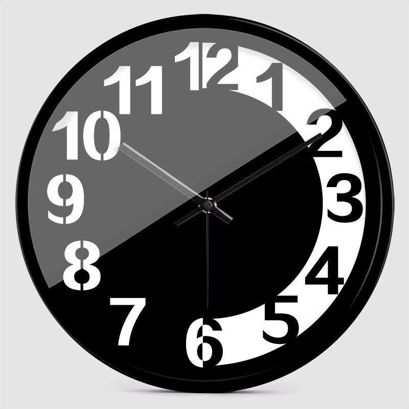 Orologio da parete Testo parole numeri