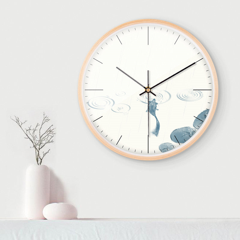 Orologio da parete Numeri romani bruciati