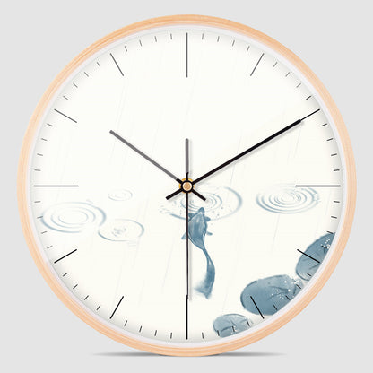 Orologio da parete Numeri romani bruciati