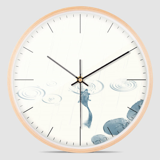 Orologio da parete Numeri romani bruciati