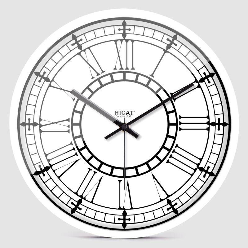 Orologio da parete Foglie tropicali verdi