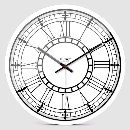 Orologio da parete Foglie tropicali verdi