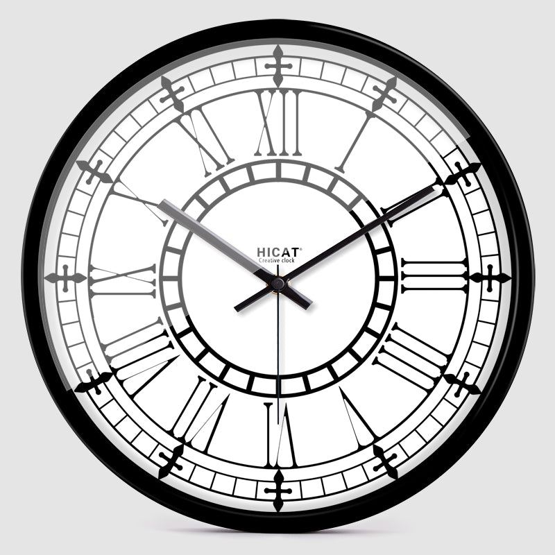 Orologio da parete Foglie tropicali verdi