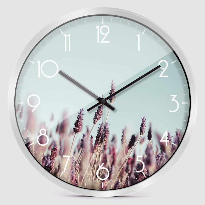 Orologio da parete Lavanda fotografica
