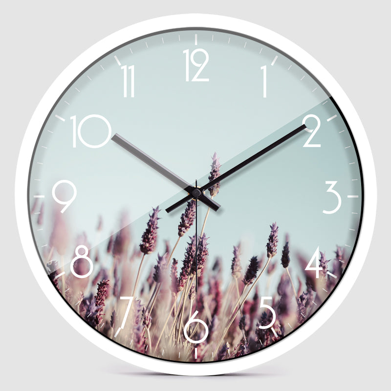 Orologio da parete Lavanda fotografica