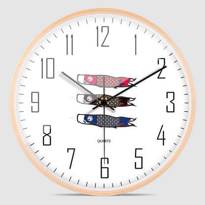 Orologio da parete Pesci blu bolle