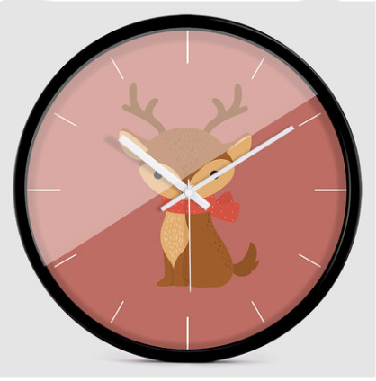 Orologio da parete Renna marrone