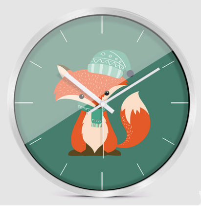 Orologio da parete Renna marrone