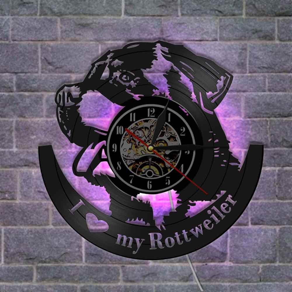 Orologio da parete Cane Rottweiler