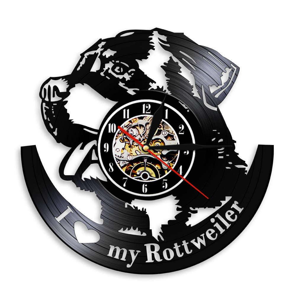 Orologio da parete Cane Rottweiler
