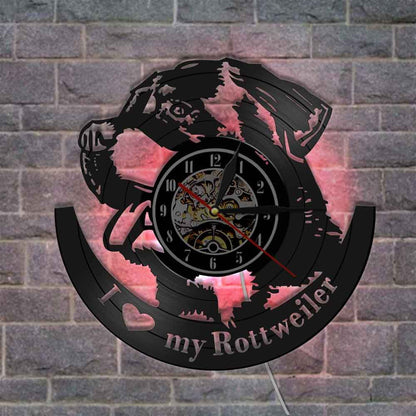 Orologio da parete Cane Rottweiler