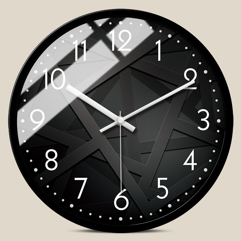 Orologio da parete Triangoli neri