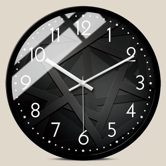 Orologio da parete Triangoli neri
