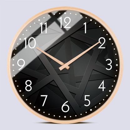 Orologio da parete Triangoli neri