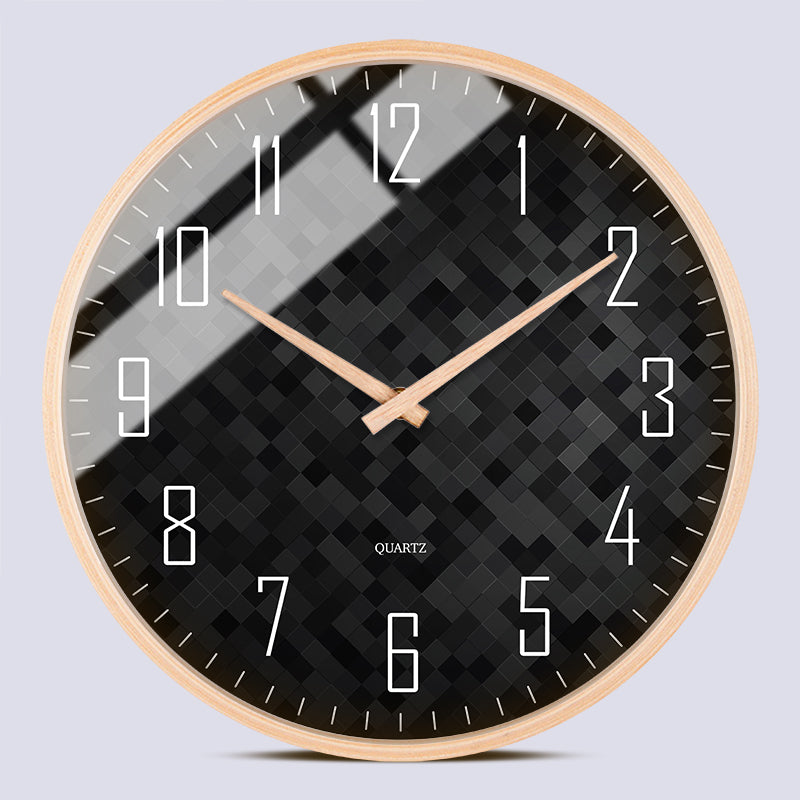 Orologio da parete Triangoli neri