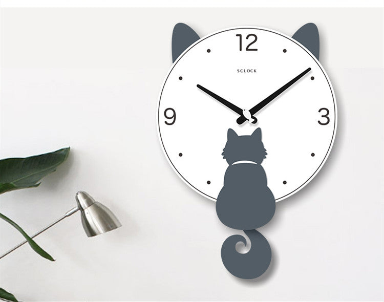 Orologio da parete Gatto pendolo