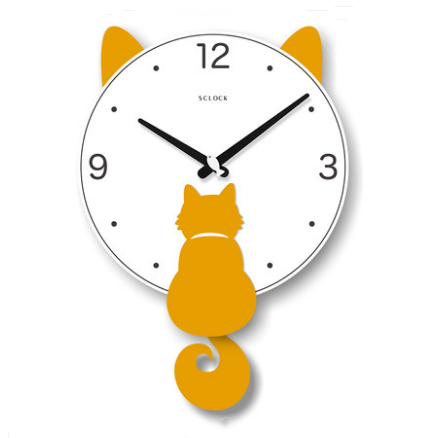 Orologio da parete Gatto pendolo