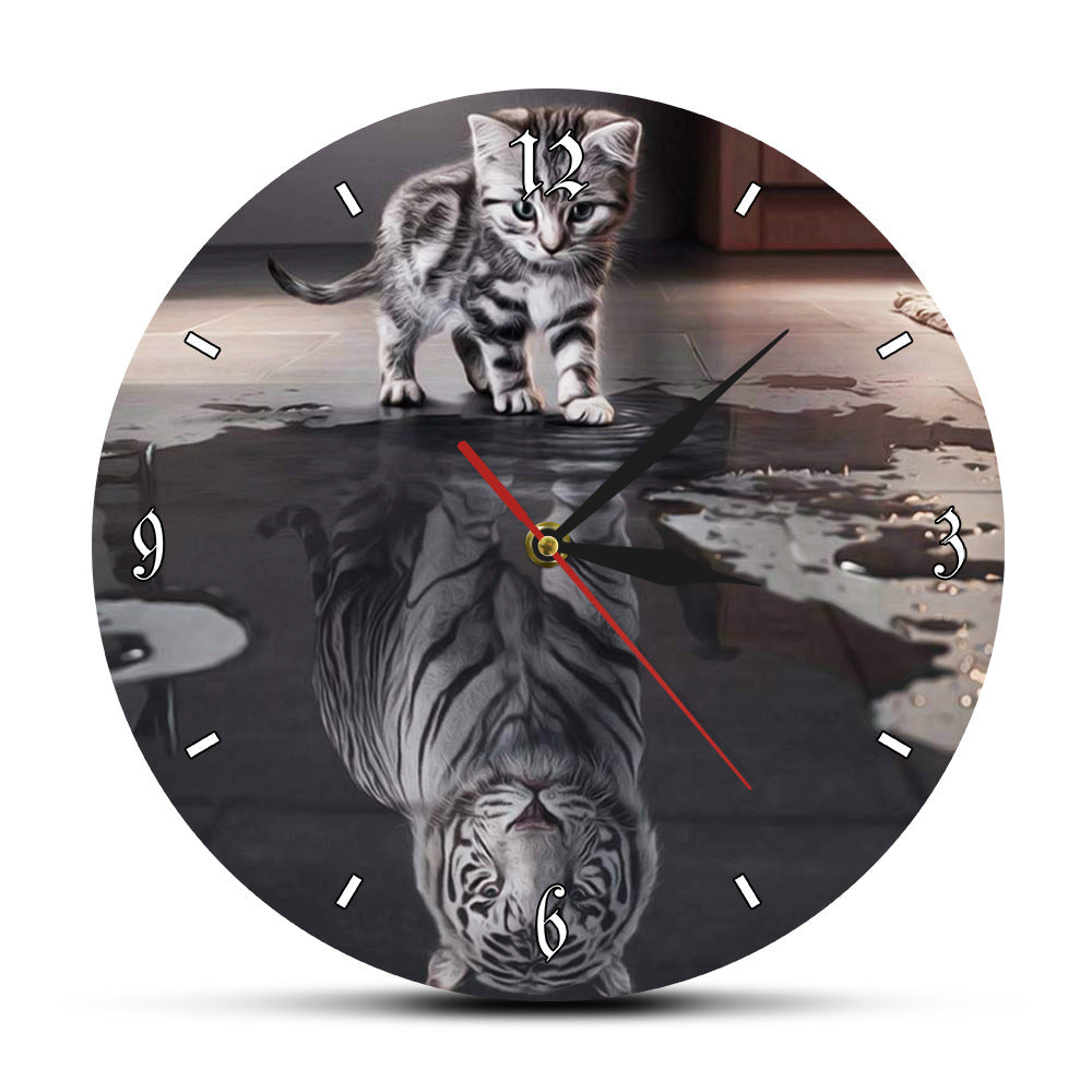 Orologio da parete Gatto tigre