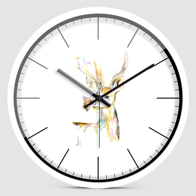 Orologio da parete Cervo paesaggio