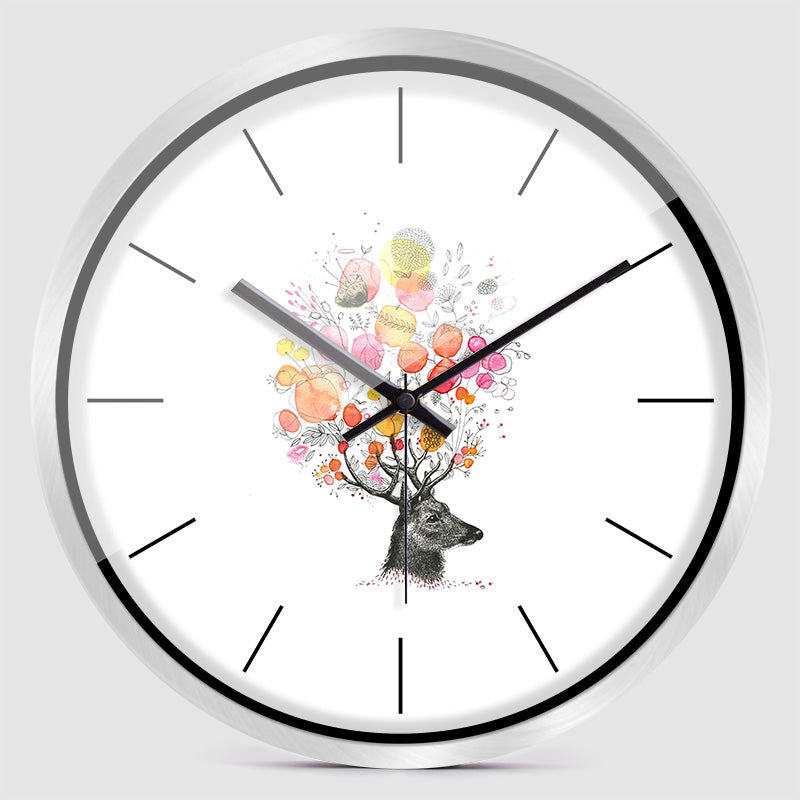 Orologio da parete Cervo paesaggio