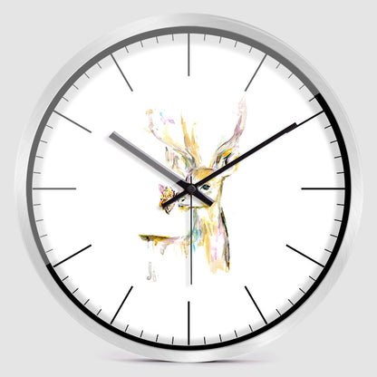 Orologio da parete Cervo paesaggio