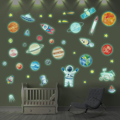 Adesivo bambini razzo luminoso