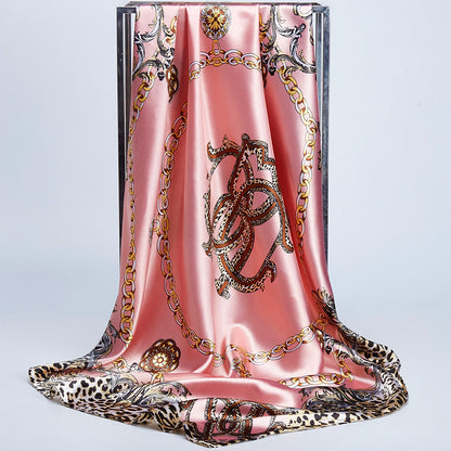 Foulard seta stampa ornamentale
