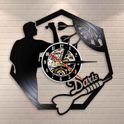 Orologio da parete Vinile darts