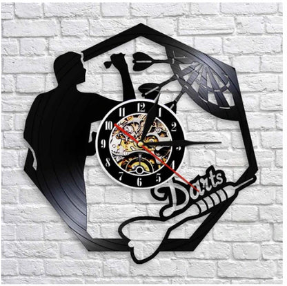 Orologio da parete Vinile darts