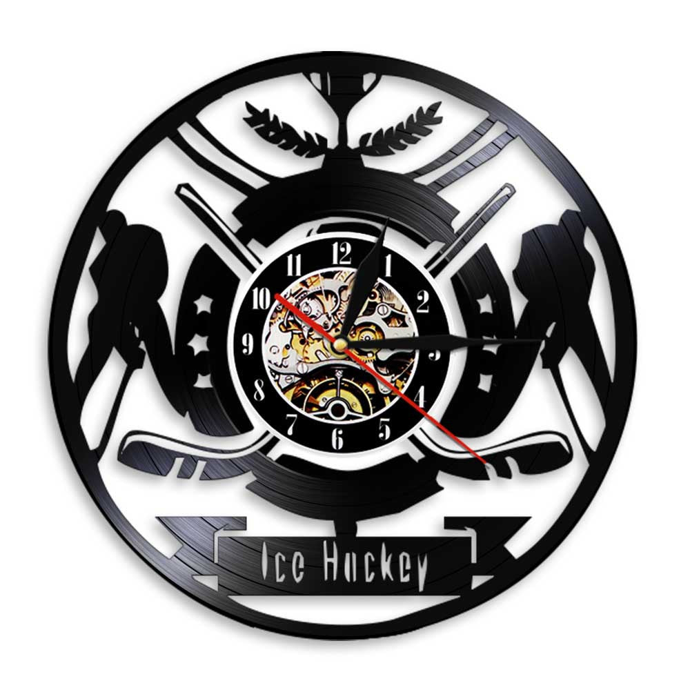 Orologio da parete Hockey vinile