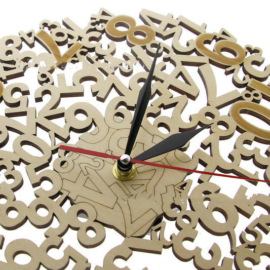 Orologio da parete Numeri oro