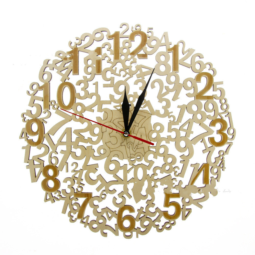 Orologio da parete Numeri oro