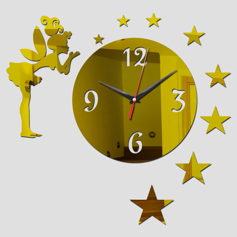 Orologio da parete Ballerina e stelle