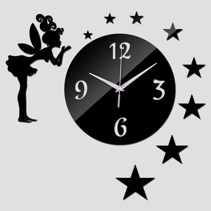 Orologio da parete Ballerina e stelle